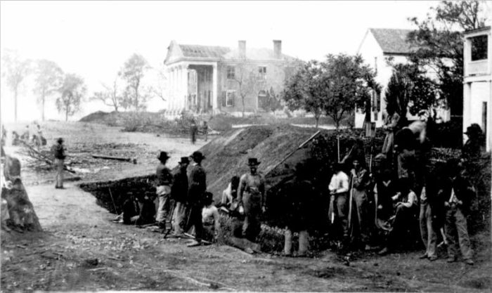 May 1864 - Old State Bank in background